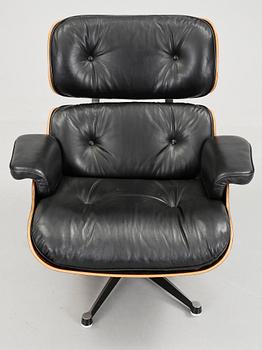 FÅTÖLJ, "Lounge Chair", Charles och Ray Eames, 1900-talets andra hälft.