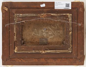 Unknown artist, oil on canvas, signed H Baldwin.