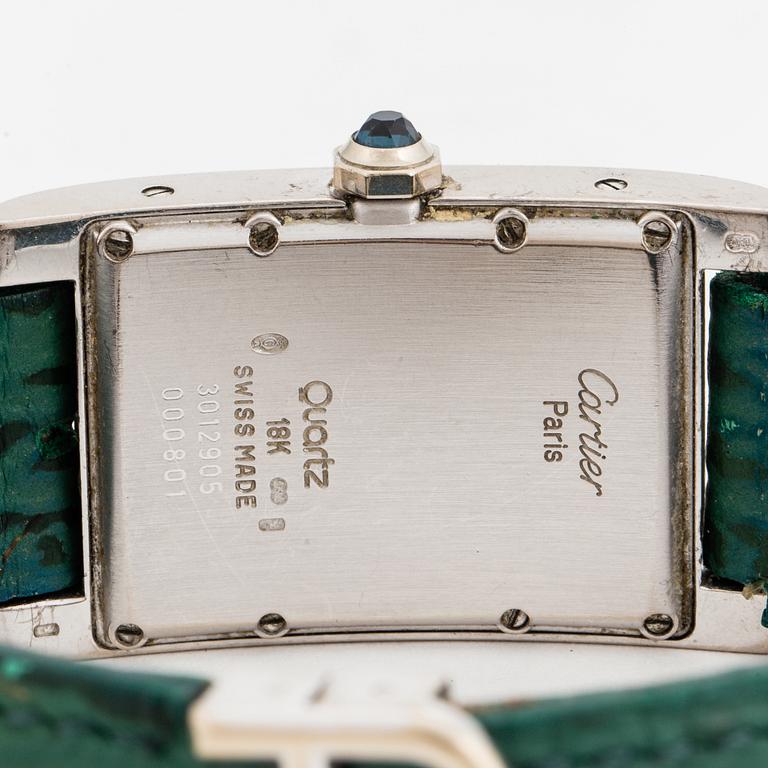 CARTIER, Tank Americaine, wristwatch, 23.5 x 41 mm.