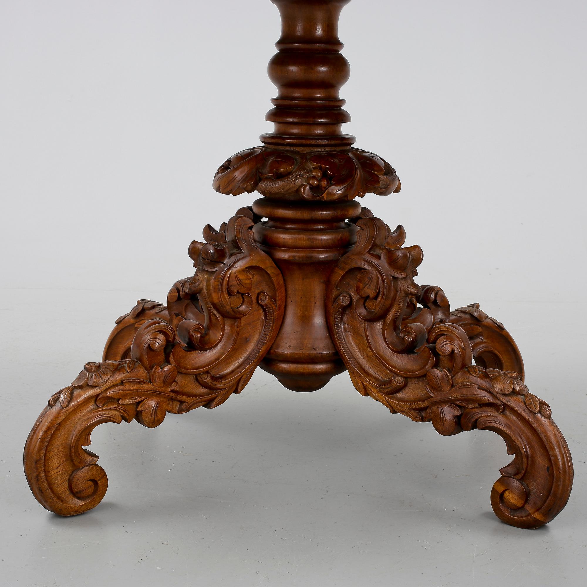 BORD, nyrokoko, 1800-talets slut.