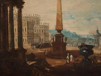 ITALIAN ARTIST 17th CENTURY, Capriccio.