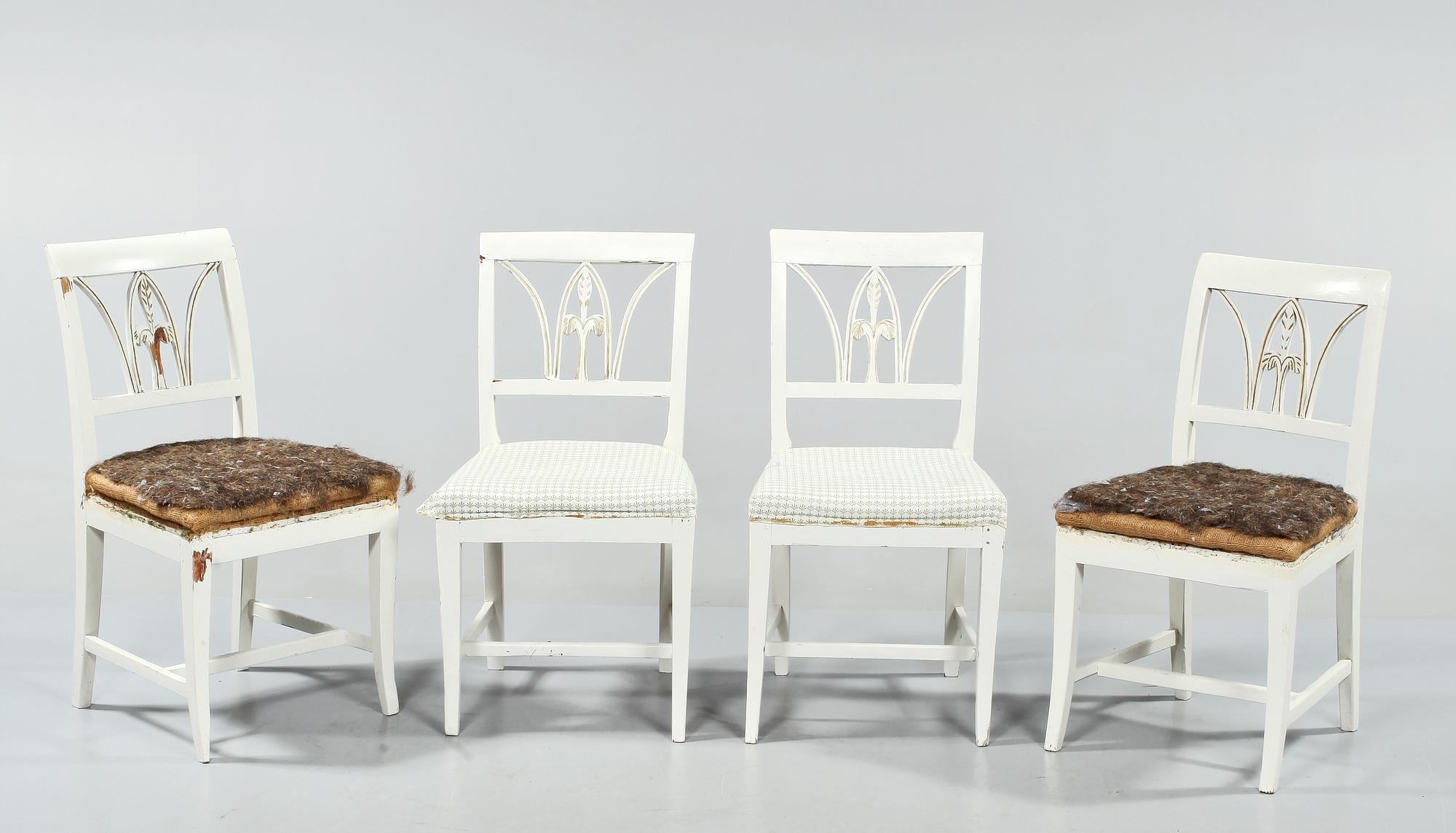 STOLAR, 4 st, Lindome, sengustavianska, 1800-talets första hälft.