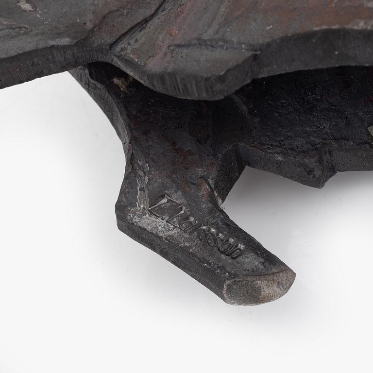 Lars Larsson, skulptur, smidesjärn, stämpelsignerad.