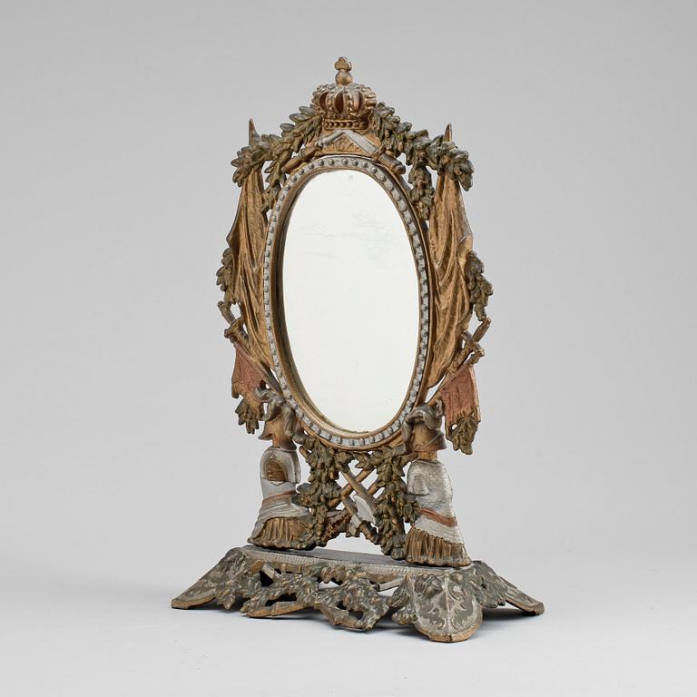 SPEGEL, gjutjärn, 1800-talets slut.