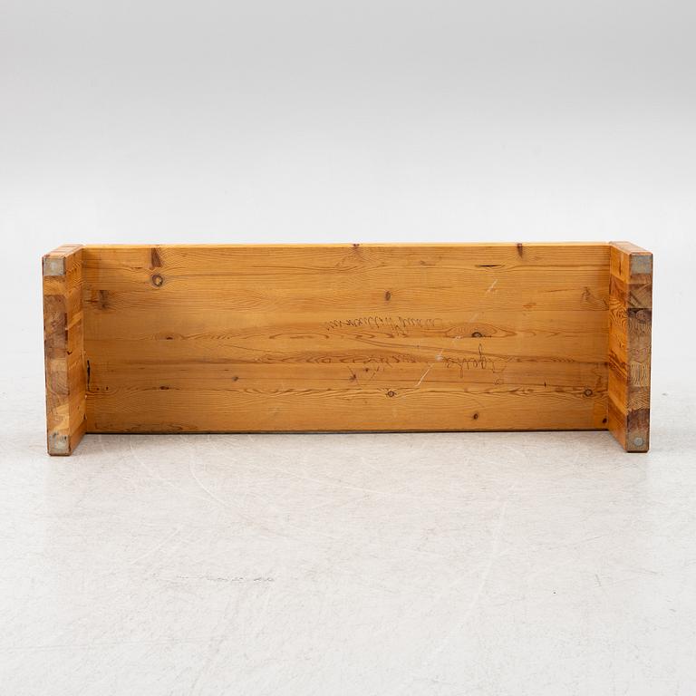 Roland Wilhelmsson, bänk/soffbord, "Sink", 1977.