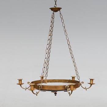 TAKAMPEL, empirestil, 1900-tal. Höjd ca 65 cm.