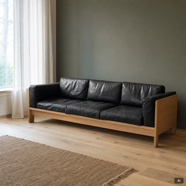 Tobia Scarpa, a 'Bastiano' sofa, Haimi, Finland, 1960s/70s.