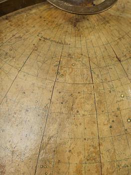 A celestial globe by A. Åkerman (manufacturer of globes in Uppsala 1759-78), 1766.
