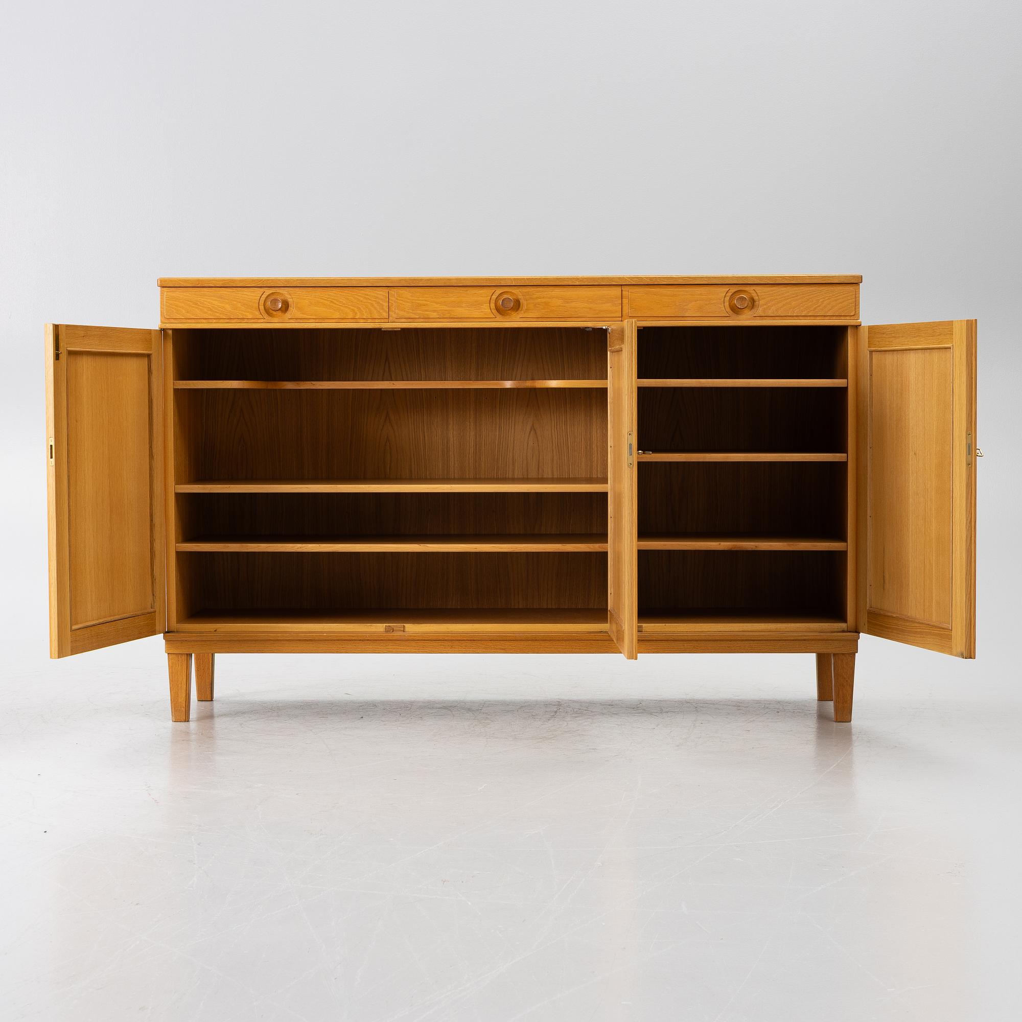 Carl Malmsten, Sideboard, 'Herrgården', Bodafors, second half of the 20th century.