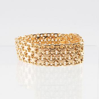 Armband x-länk 18K guld.