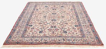 A semi-antique Nain Tuteshk rug, Central Persia (Iran), c. 228 x 153 cm.