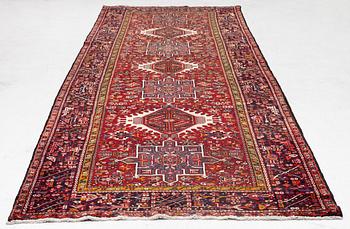 A semi-antique Karadja runner, c. 405 x 155 cm.