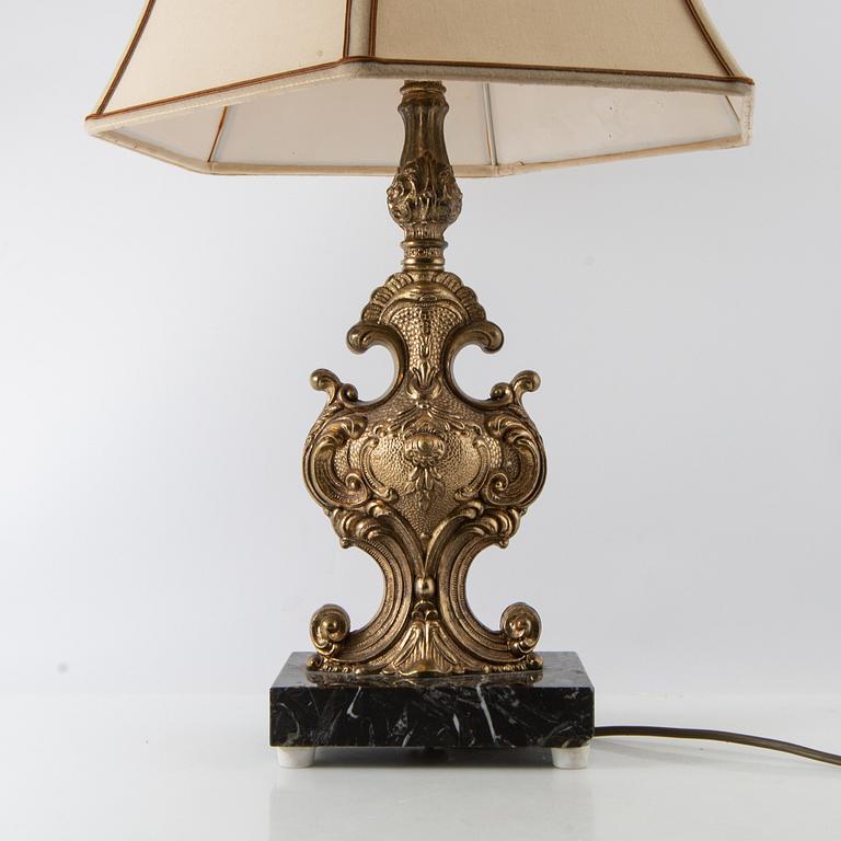 Table lamp, first half of the 20th century.