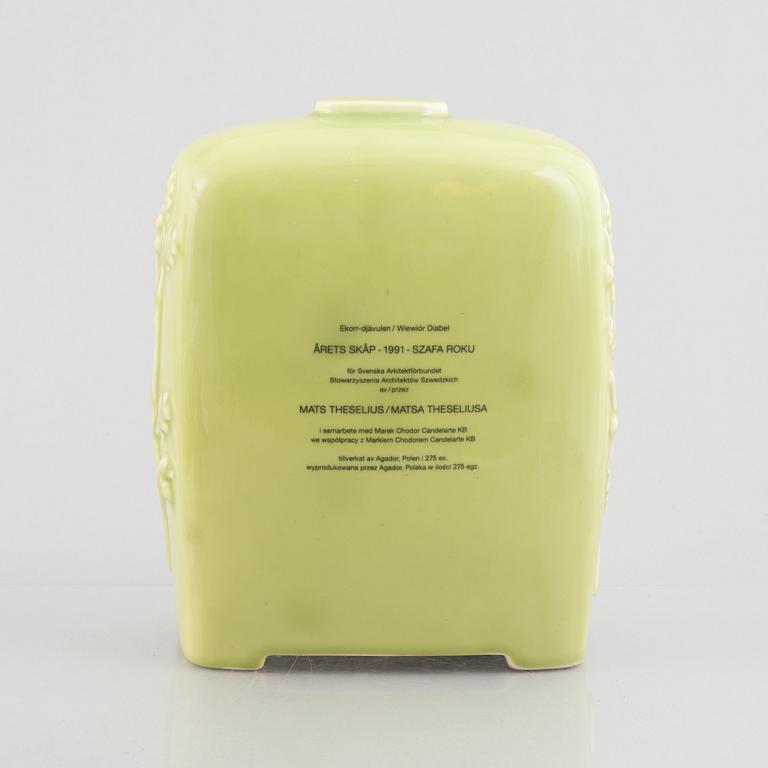 Mats Theselius, an 'Ekorr-djävulen/ Wiewiór Diabel' ceramic vase, Agador, Poland 1991, signed 211/275.