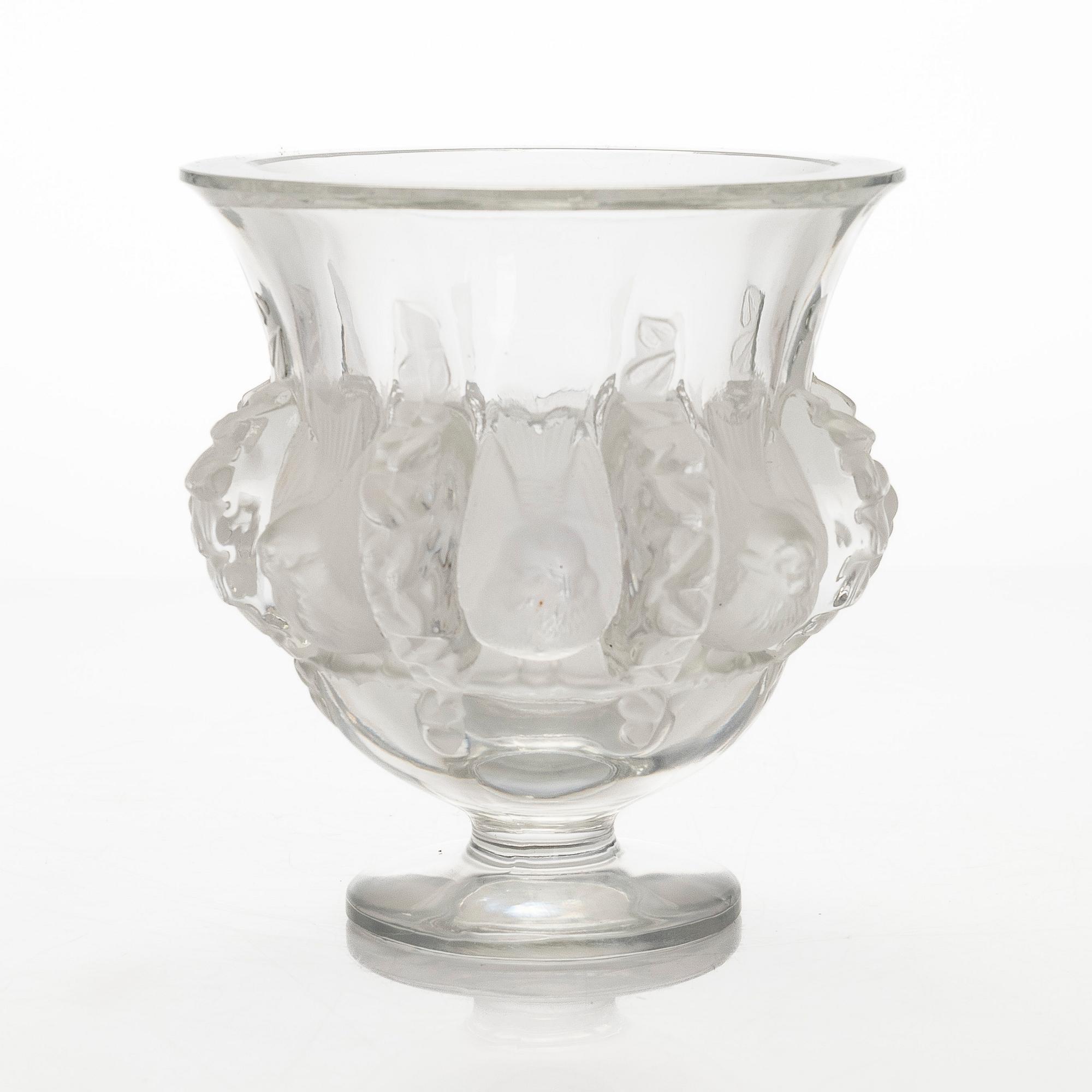Skål, glas Lalique Frankrike.