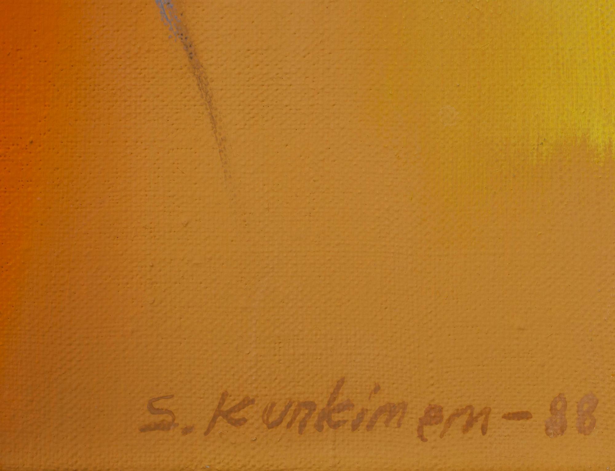 SINIKKA KURKINEN, olja på duk, sign. och dat. -88.