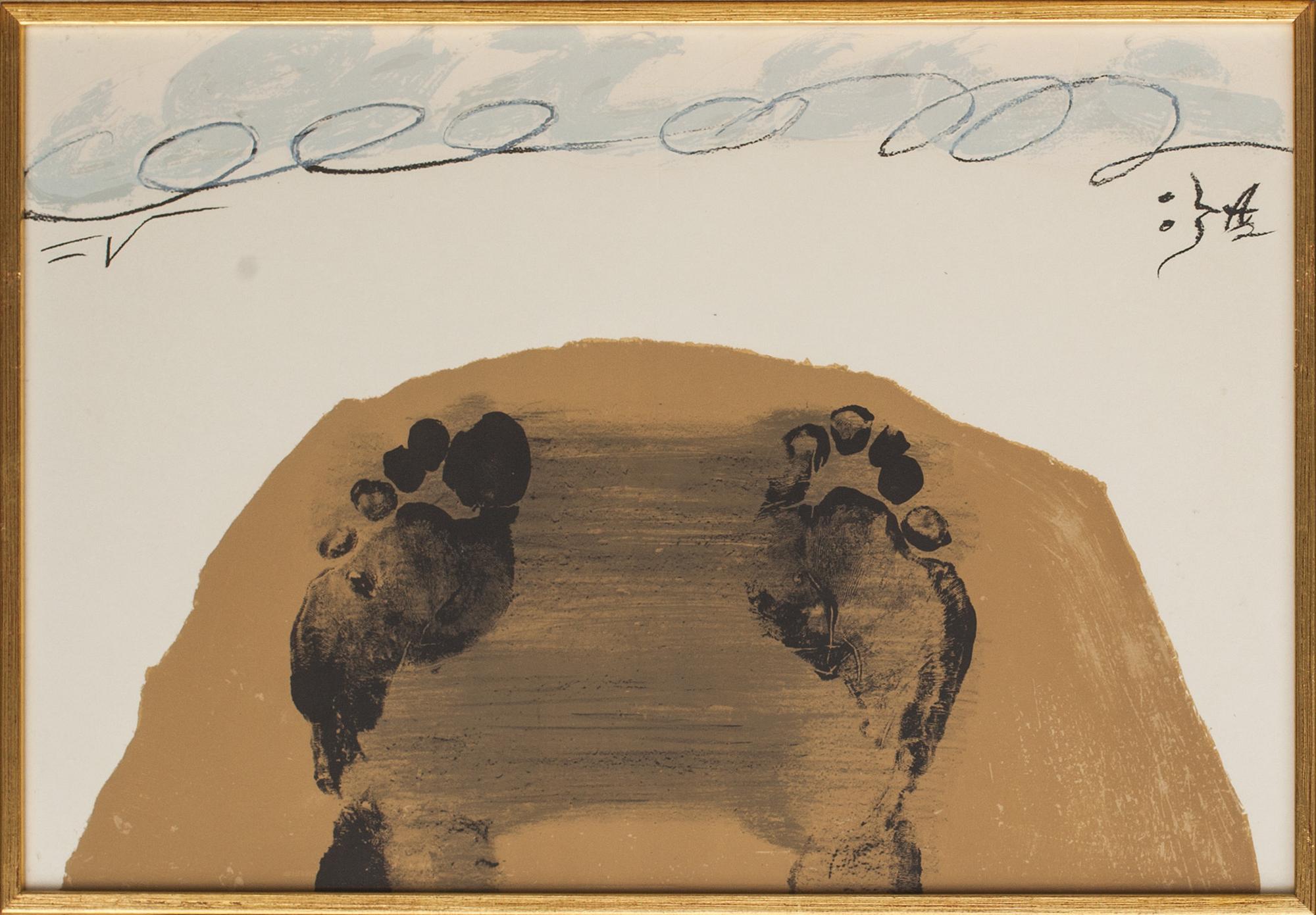 ANTONI TÀPIES , 3 st,  färglitografier ur Derriere le miroir 200 de luxe edition. Arte Adrien Maeght, Paris 1972.