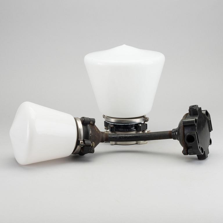 TAKLAMPA och VÄGGLAMPA Sieverts Kabelverk 1930-tal.