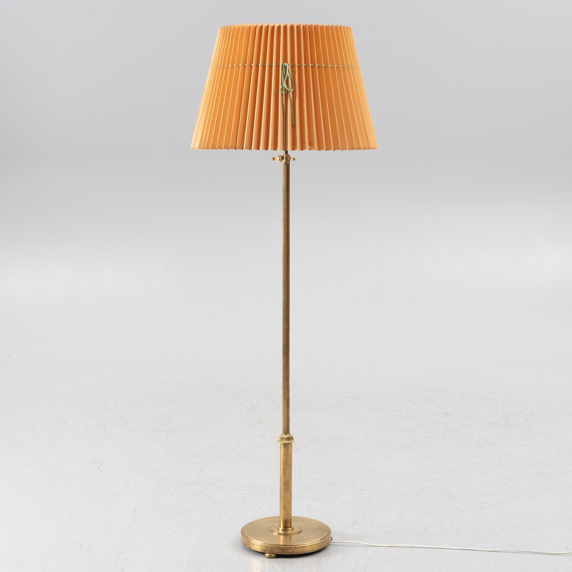 Á floor lamp, 1940s.