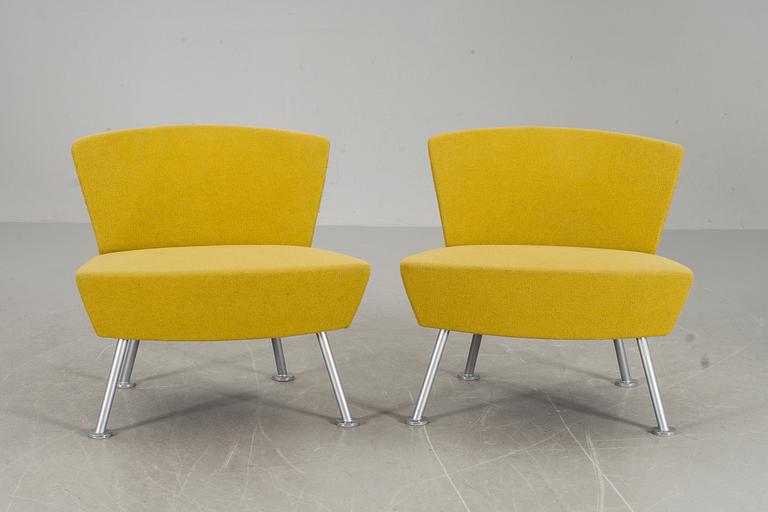 FÅTÖLJER, ett par, "Tinto" Rune Claesson Koivisto för Offect, 2000-tal.