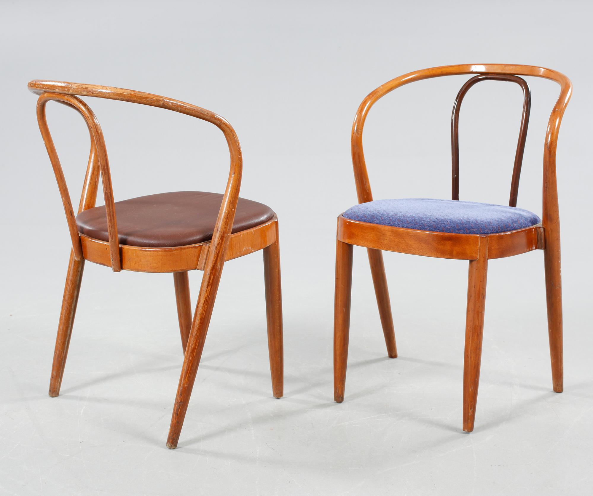 Six chairs by Jack Ränge called "Rotunda Nr 898" from the 1950s.