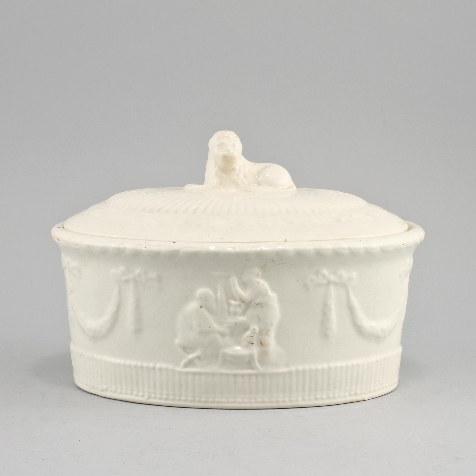 PASTEJTERRIN, flintgods, Höganäs, omkring 1900.
