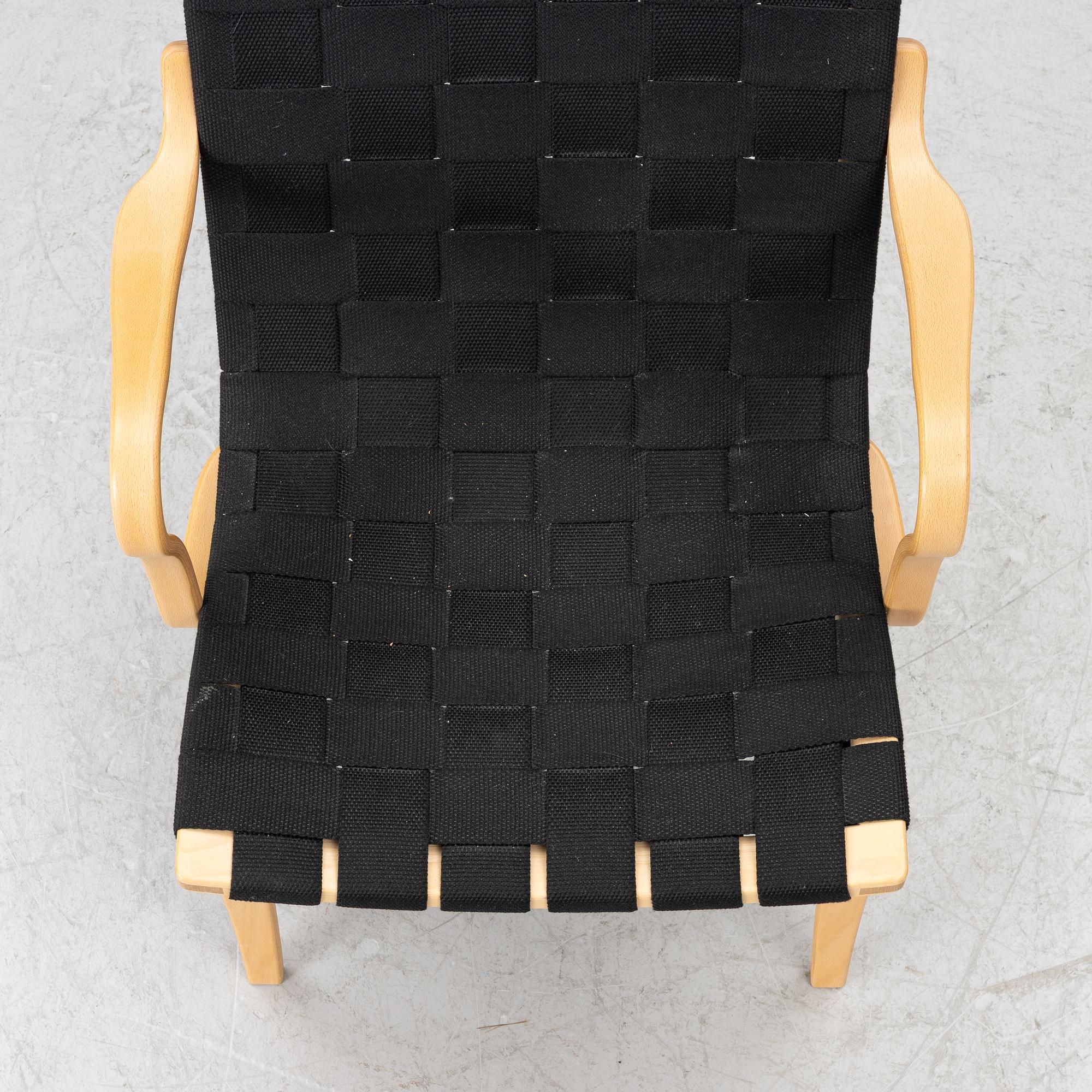 Bruno Mathsson, An armchair, "Eva", Bruno Mathsson International, Värnamo, 2018.