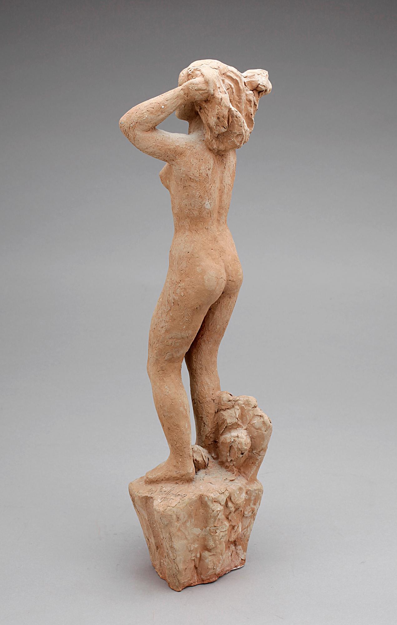 AXEL WALLENBERG, skulptur, terrakotta, sign o dat 1945.