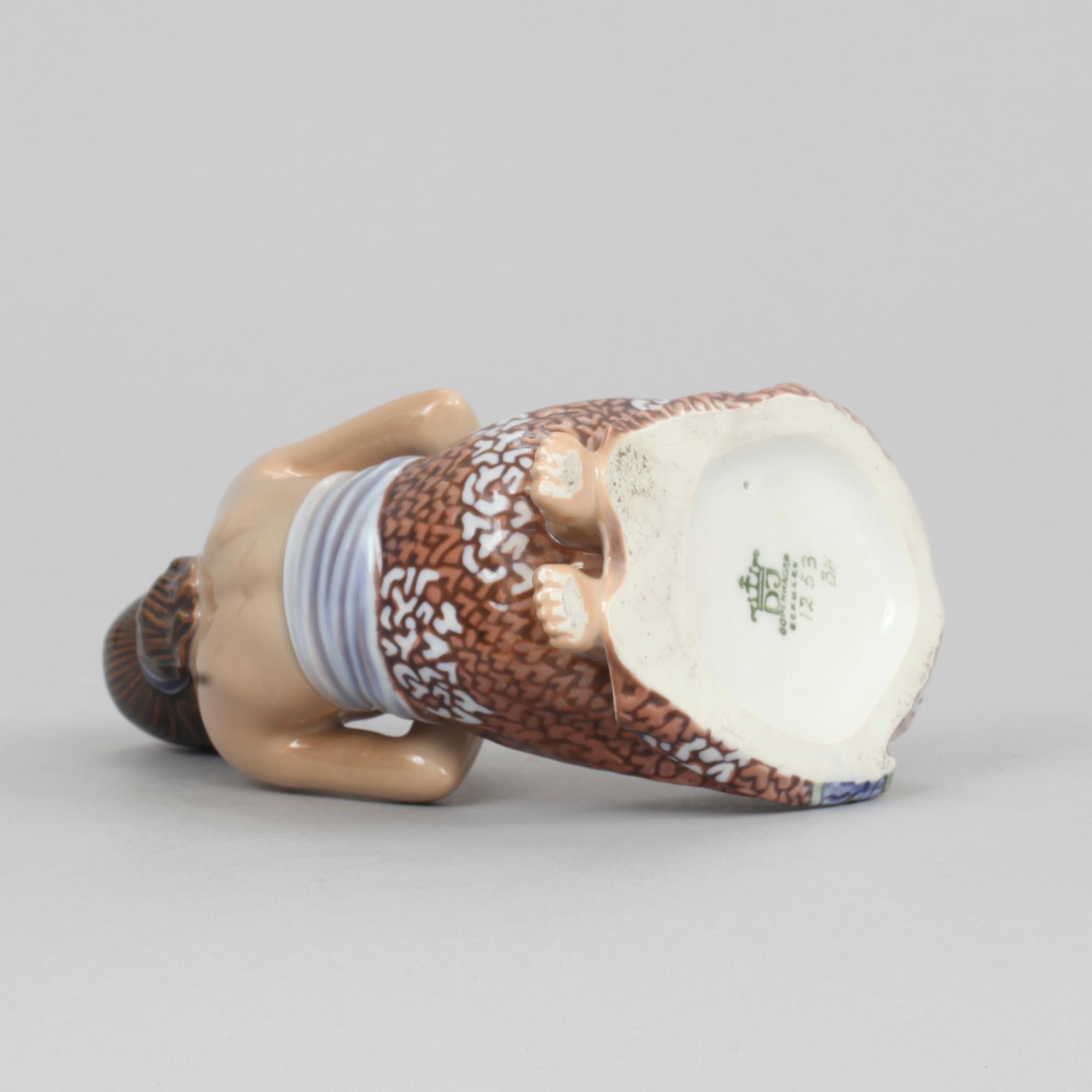 FIGURIN, porslin, Dahl Jensen, Danmark.