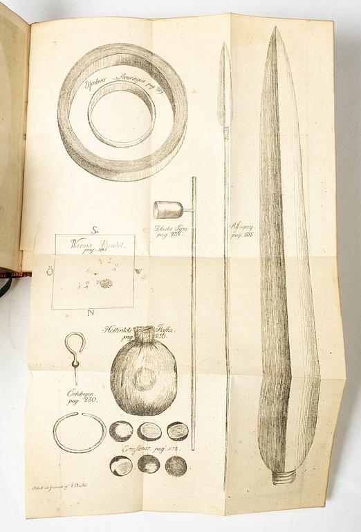 Thunberg’s Travels 1770-79 with engraved plates (4 vols.).