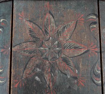 KISTA, allmoge, tillskriven Stenström, verksam i Torna och Bara härad, Skåne, bär dat 1819.