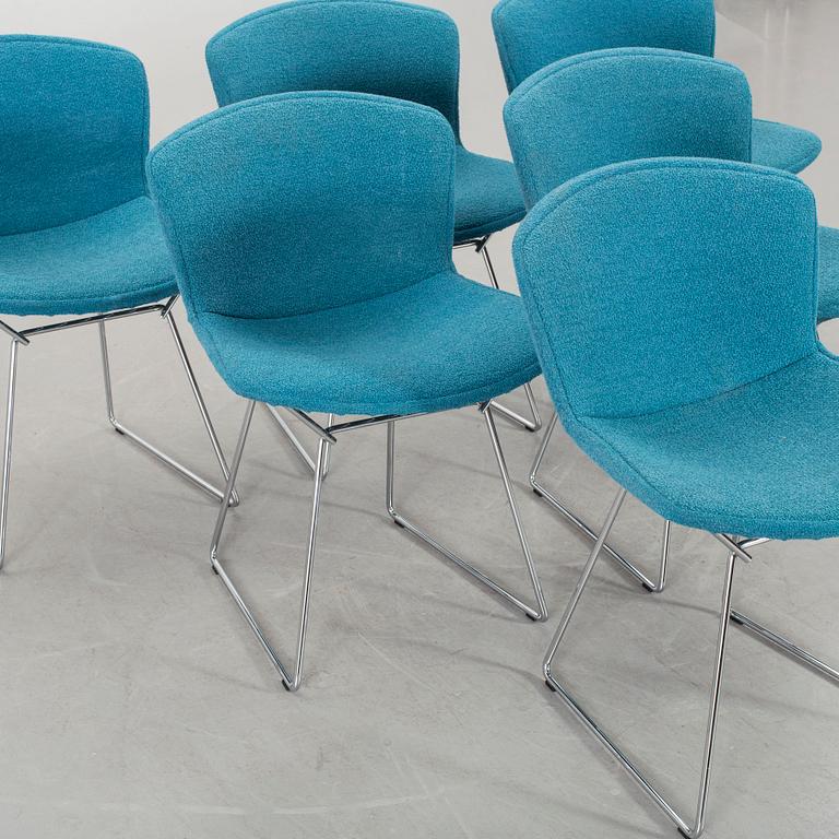 A SET OF 6 HARRY BERTOIA "SIDE CHAIR" BY KNOLL INTERNATIONAL.