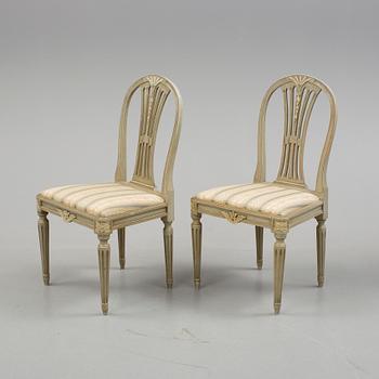 STOLAR, 8 st, Gustaviansk stil, 1900-talets första hälft.