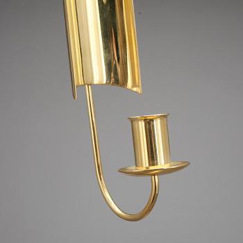 VÄGGLAMPETTER, ett par, Reflex", Pierre Forsell, Skultuna, 1900-talets andra hälft.