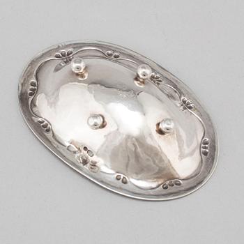 GEORG JENSEN, an 830/1000 silver needle dish, Denmark 1920's.