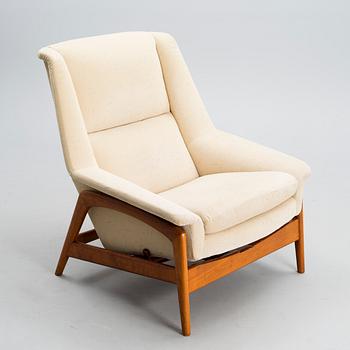 EASY CHAIR, "Profil Set 4", by Folke Ohlsson, Dux. Licenced manufacturer Asko, 1960s.