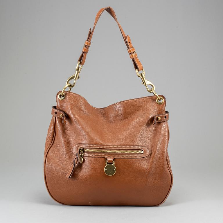 MULBERRY, a 'Somerset' brown leather handbag, 2014.