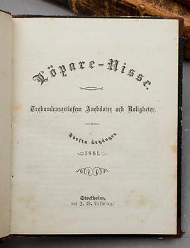 BÖCKER, 5 st, bla "Konsten at lefwa länge" av Christ.Wilh. Hufeland, Stockholm 1798.