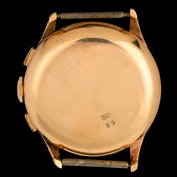 HERRARMBANDSUR, Fludo, sk. "Doctorswatch", 18K guld, 1940/50-tal.