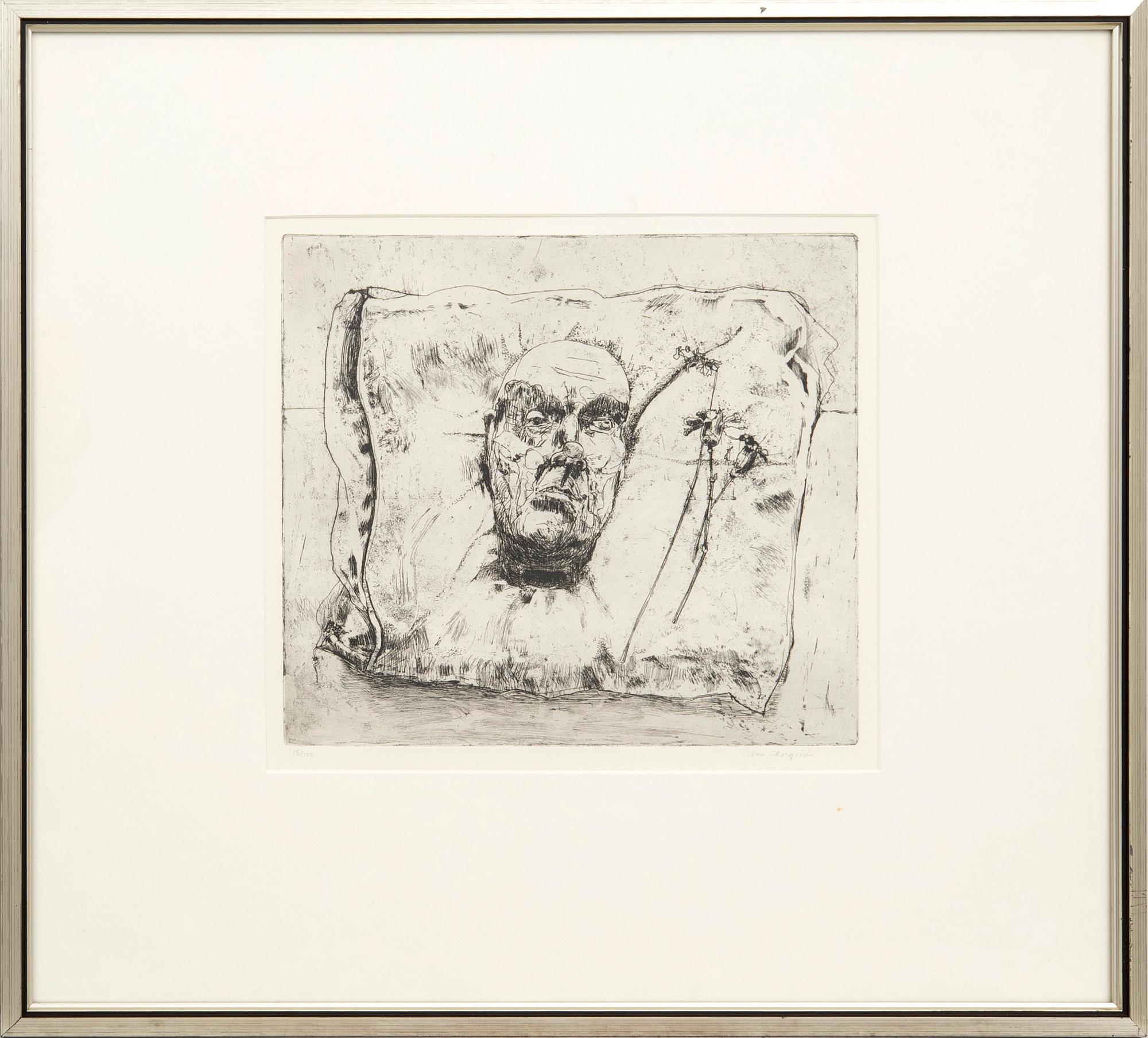 Lena Cronqvist, Etching, signed and numbered 15/150.