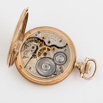 HAMILTON, pocket watch, 51,5 mm, hunting case,