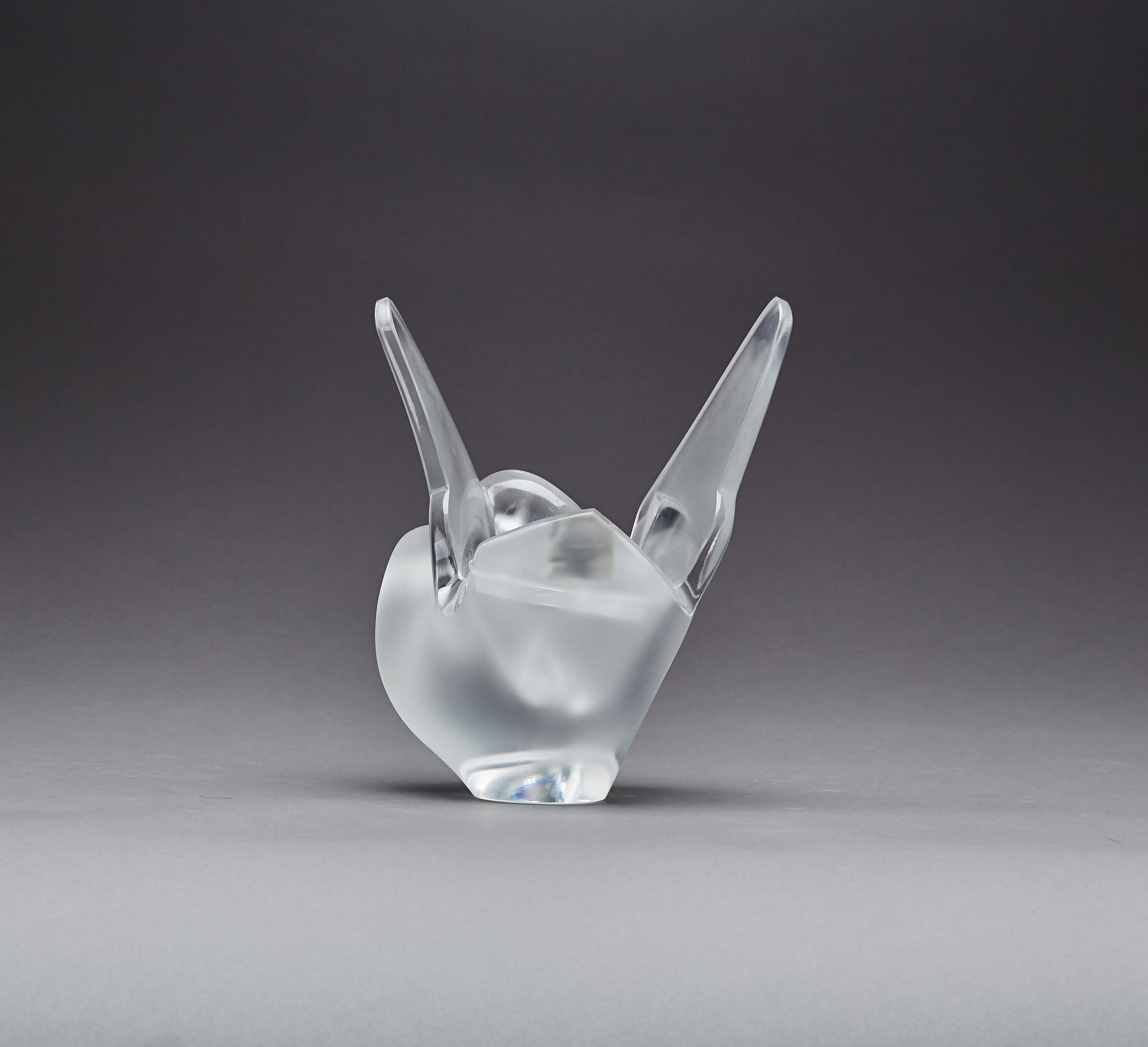 VAS, Lalique, Frankrike, 1900-talets andra hälft, signerad och etikettmärkt.