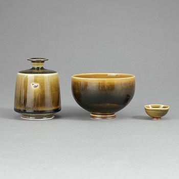MINIATYRER, 3 st, Berndt Friberg, Gustavsberg.