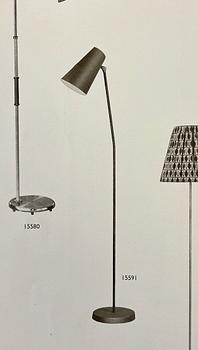 Harald Notini, golvlampa, modell 15591, Arvid Böhlmarks Lampfabrik, Stockholm, 1950-tal.