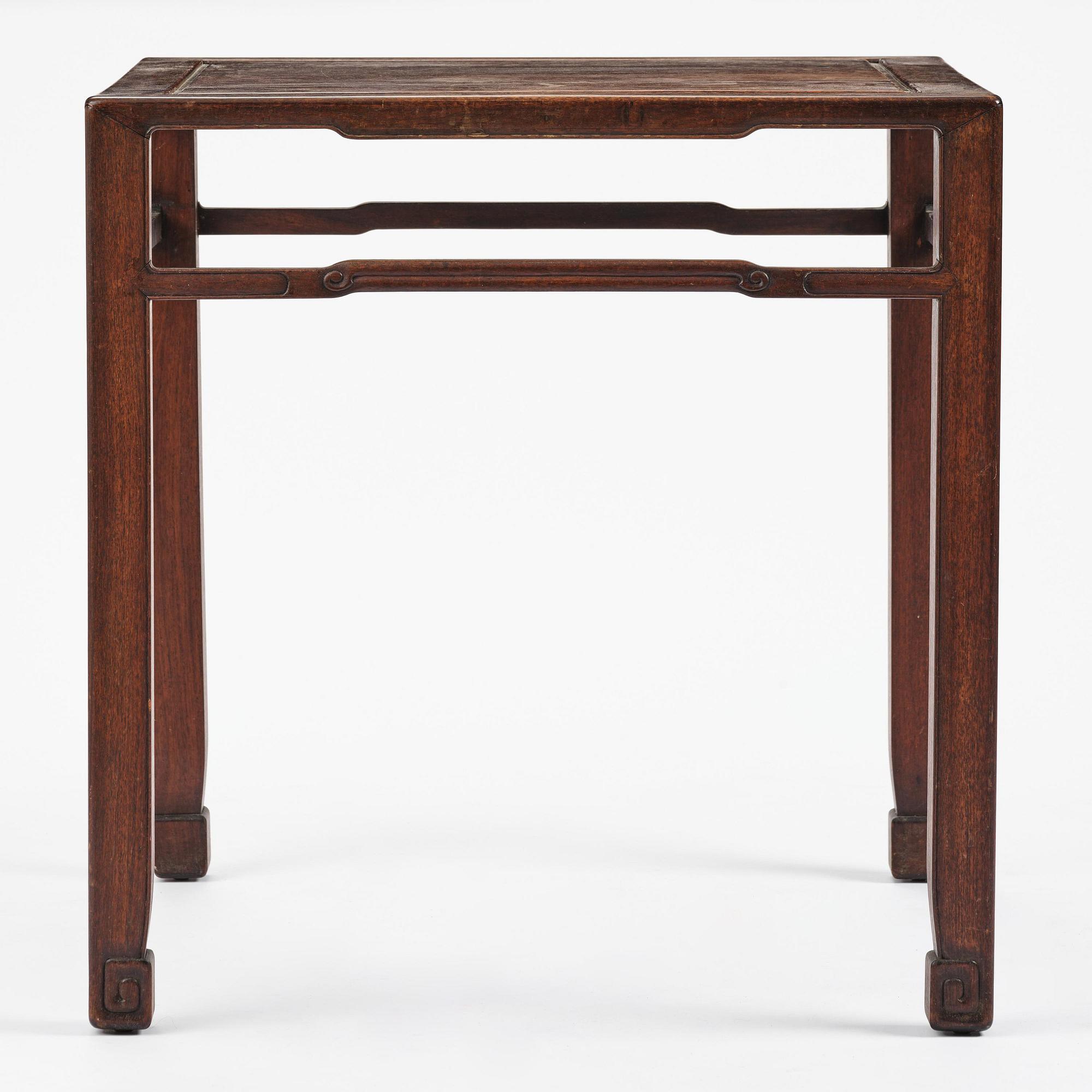 A hardwood table, Qing dynasty.