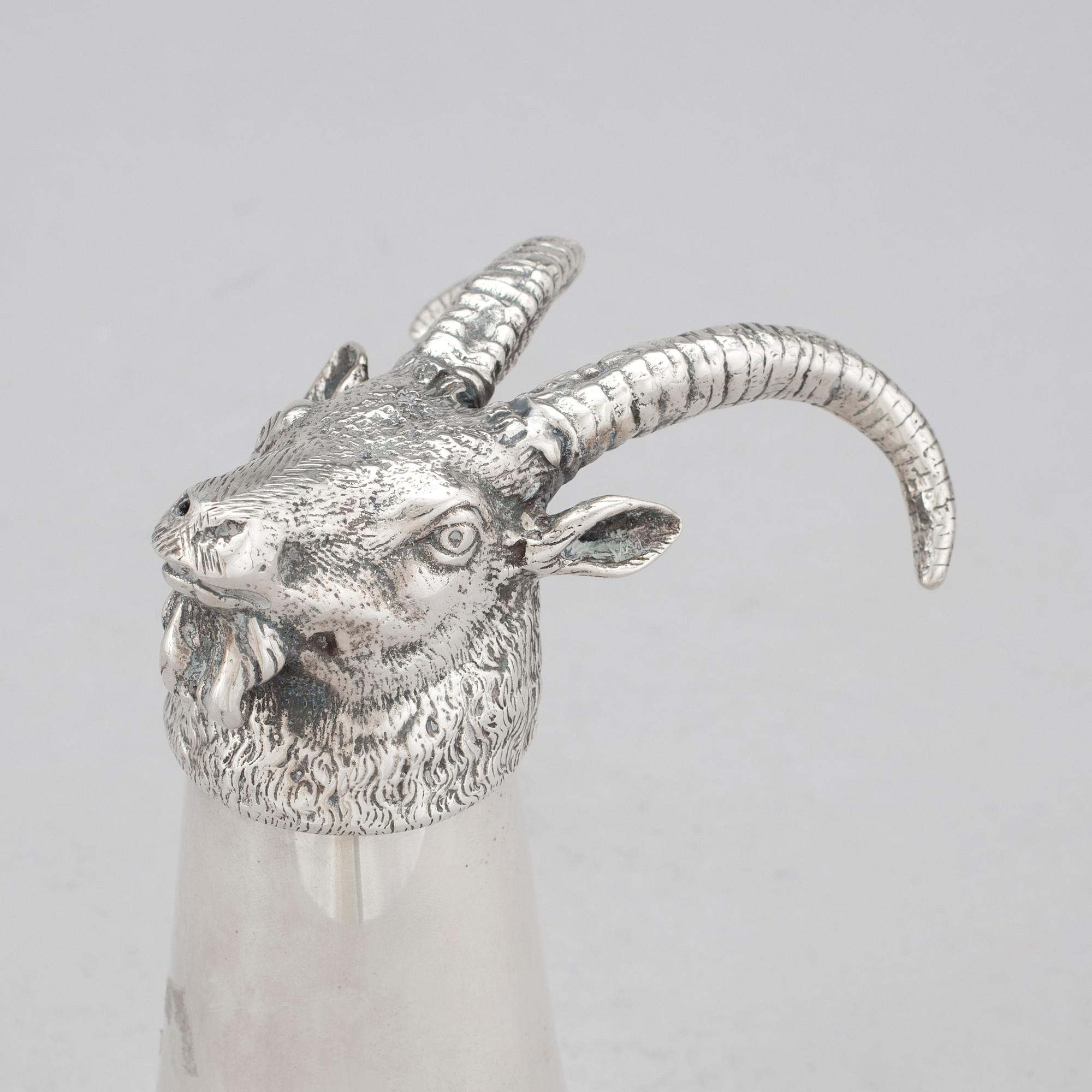JAKTBÄGARE, Nysilver, 1900-talets andra hälft.