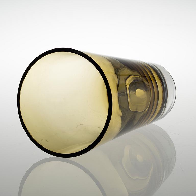 A KAJ FRANCK GLASS VASE KF 267, signed KF Nuutajärvi Notsjö, -65.