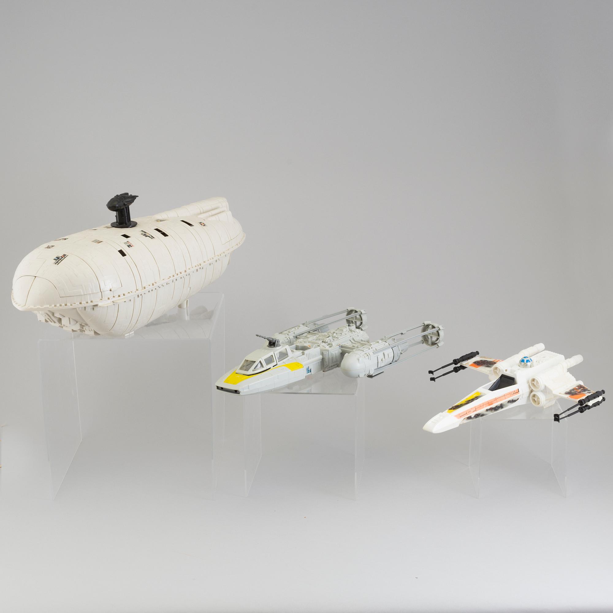 STAR WARS, fordon 10 st, Kenner och Palitoy, 1970-/90-tal.