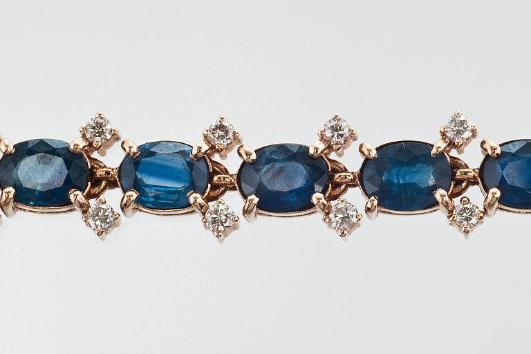 A SAPPHIRE BRACELET.