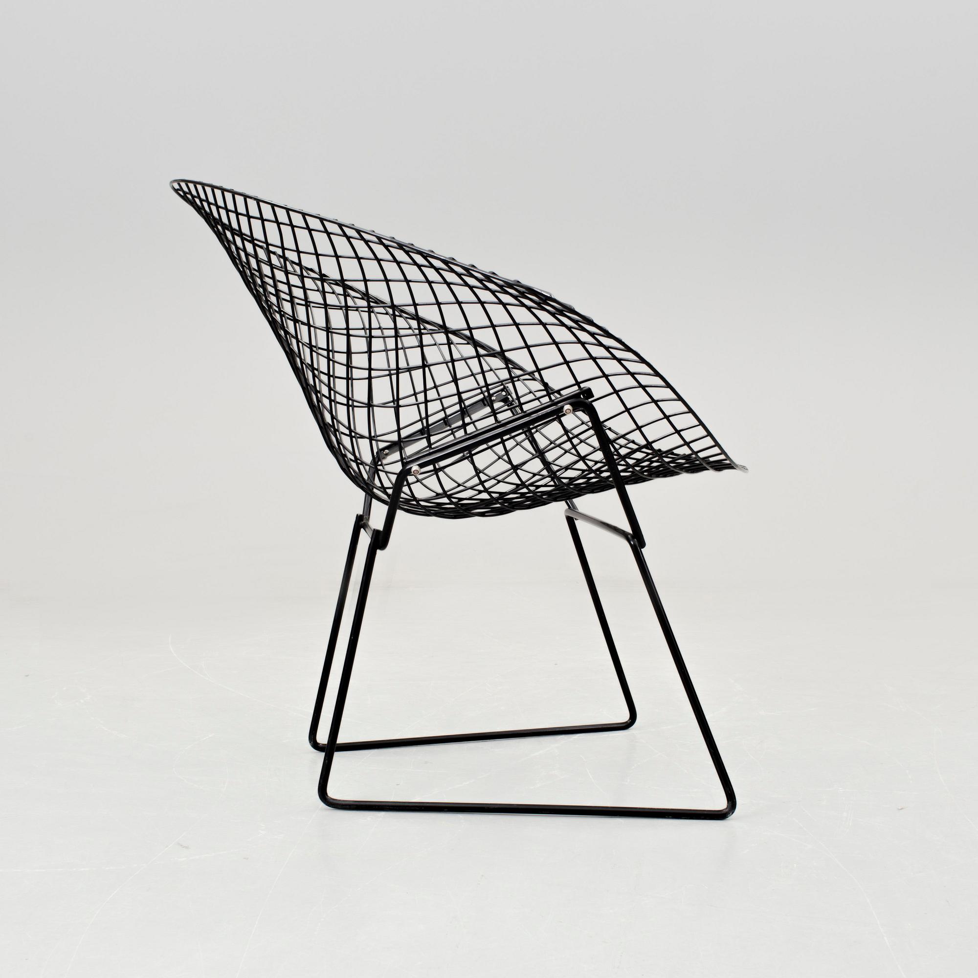 HARRY BERTOIA, fåtölj "Diamond Chair", 1900-talets andra hälft.